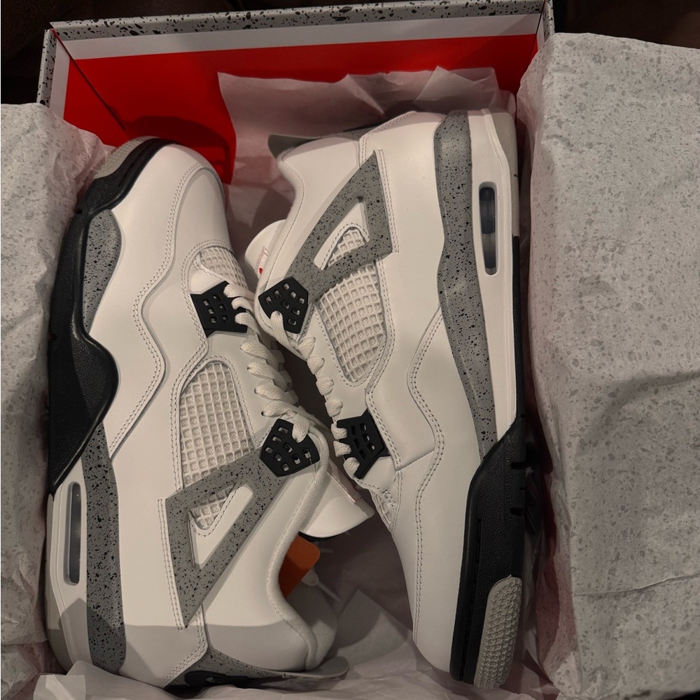 Jordan White and Black Sneakers